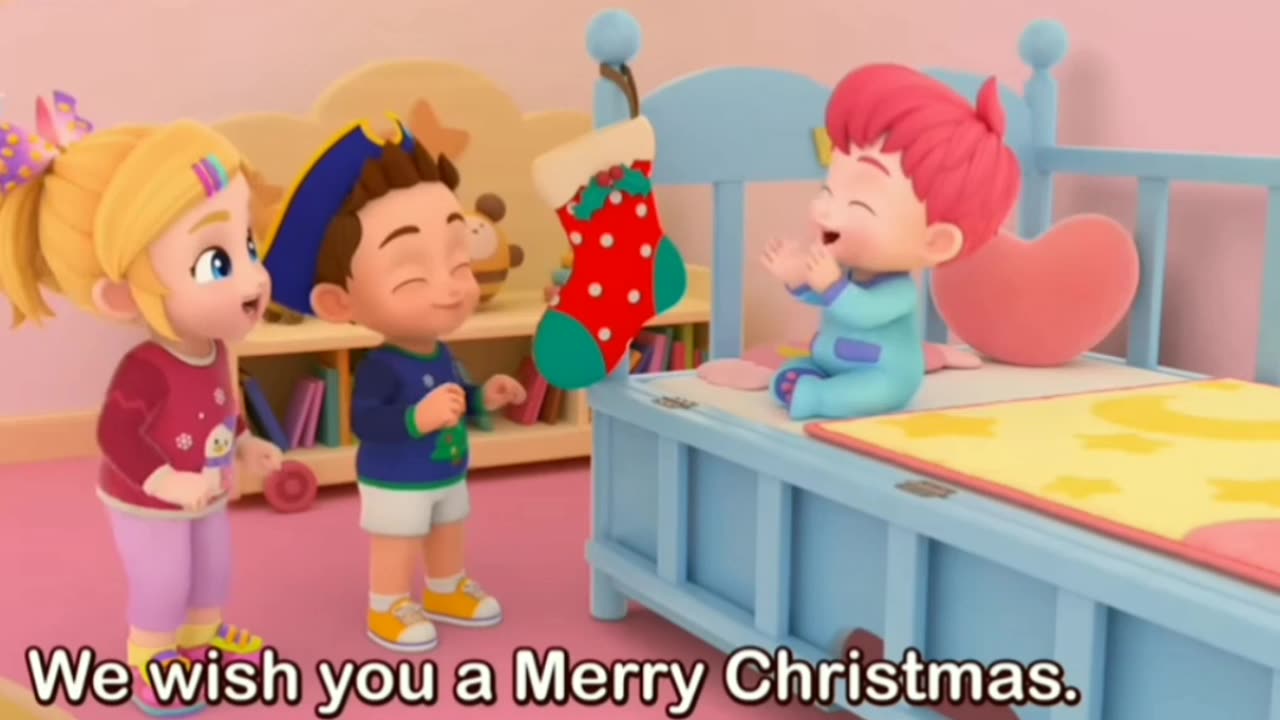 Kids Christmas Song "We Wish You a Merry Christmas"