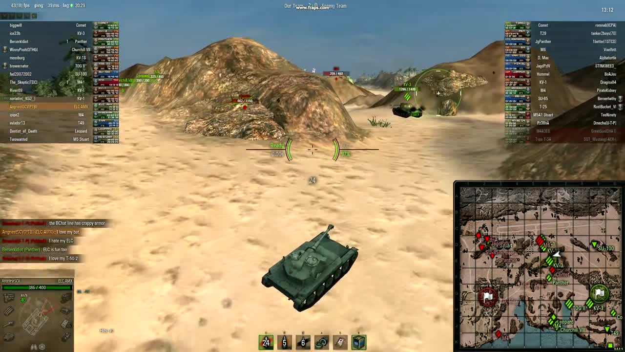 Amazing Sliding Elc shot world of tanks