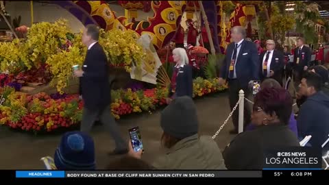 Rose Parade floats judged ahead of show time