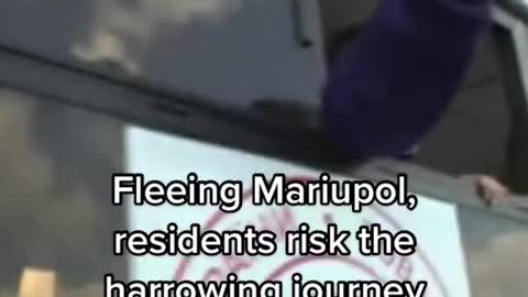 Fleeing Mariupol, residents risk the harrowing journeyto Berdiansk