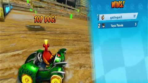 Parking Lot Crystal Grab Nintendo Switch Gameplay - Crash Team Racing Nitro-Fueled