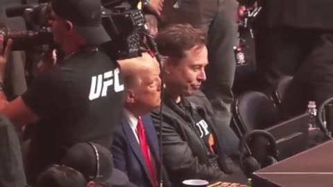 SMX @iam_smx - Elon Musk wore glasses at the UFC event today. 😂