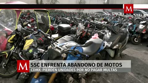 Usuarios de moto en la CdMx prefieren abandonar su vehículo antes que pagar una multa