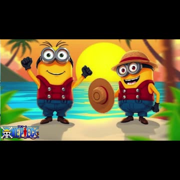 [Minions sing/AI Cover] One Piece Opening 4 Bon-Bon Blanco - BON VOYAGE!