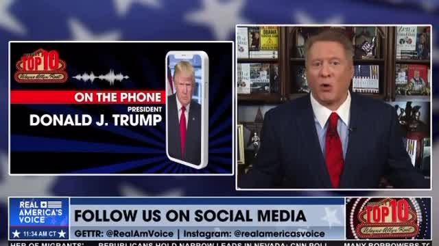 The 45th President TRUMP interview on the Wayne Allyn Root show part 1