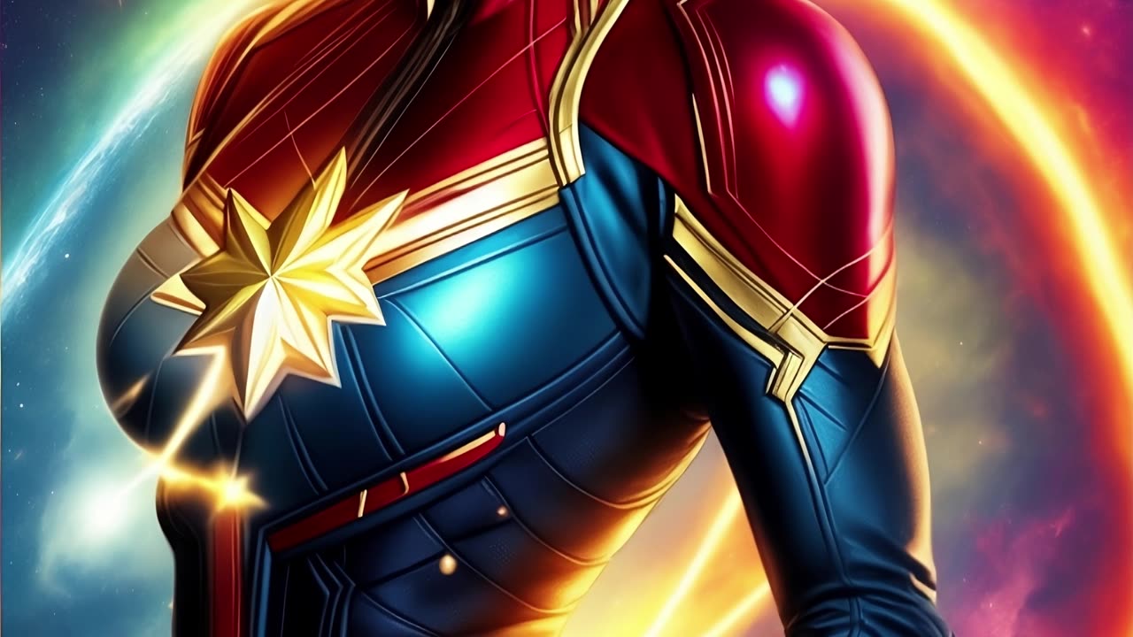 THESE AI ART WILL CHANGE YOUR IDEA OF BEAUTY / Beautiful Captain Marvel AI Art