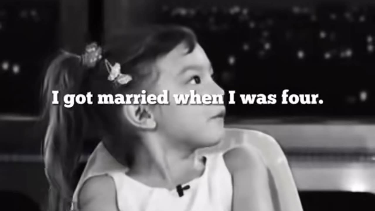 Little girl got marriage 😲