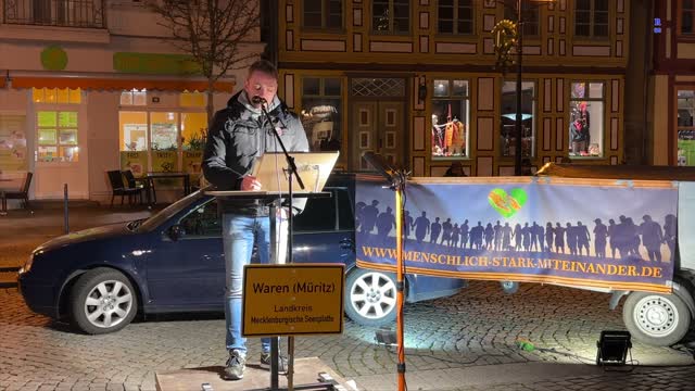 Waren-Müritz - Redebeitrag von Markus 28-11-2022