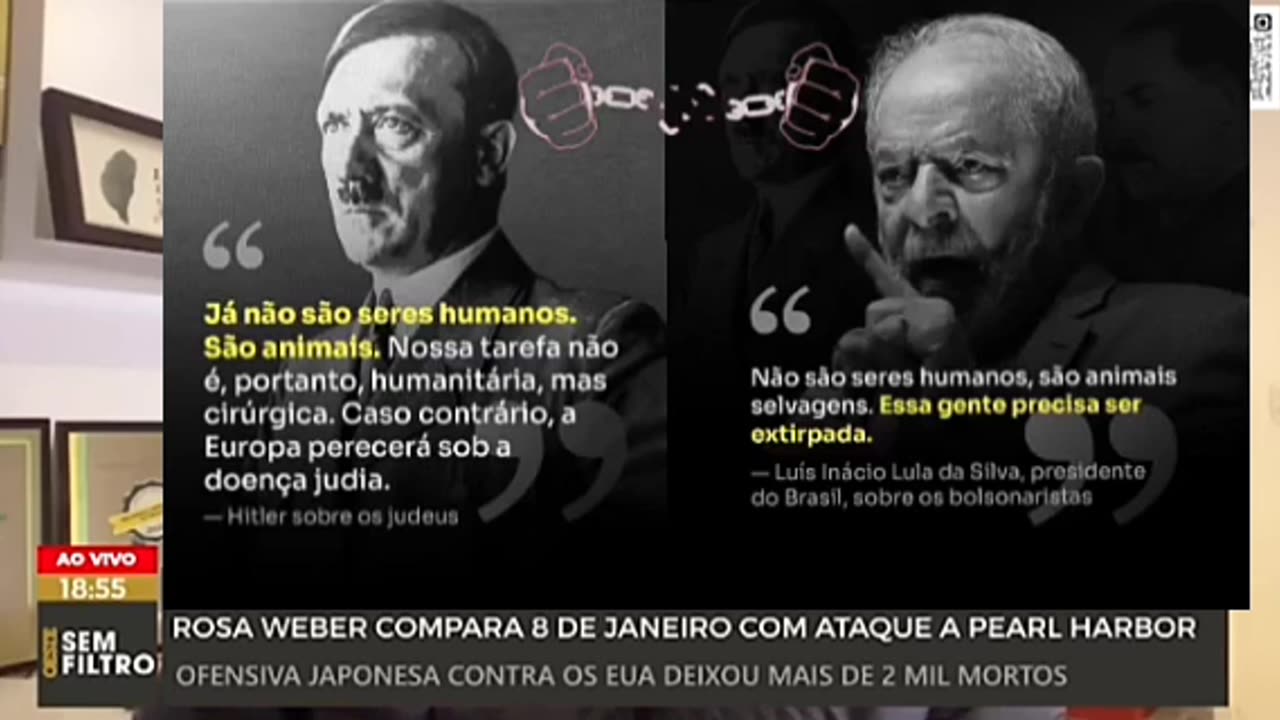 Plano do governo com a ordem mundial é eliminar 212 milhões de pessoas no Brasil, o 8 de janeiro foi criado para isso o Campo de concentração e os discursos de Rosa Weber, Barroso e Alexandre de Moraes diz exatamente isso.