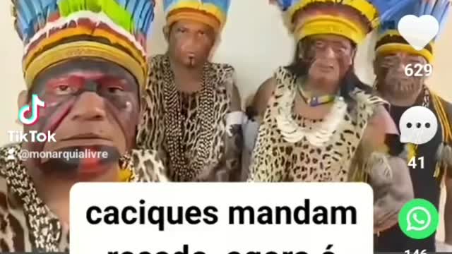 Indios xavantes mandam recado. Agora é guerra . Prisão do Cacique serere