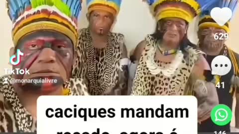 Indios xavantes mandam recado. Agora é guerra . Prisão do Cacique serere