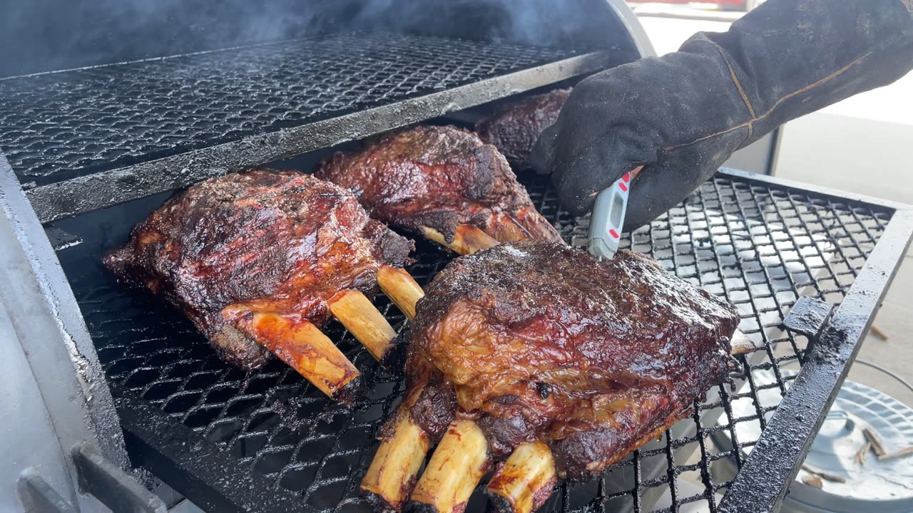 Smoked BBQ Beef Ribs