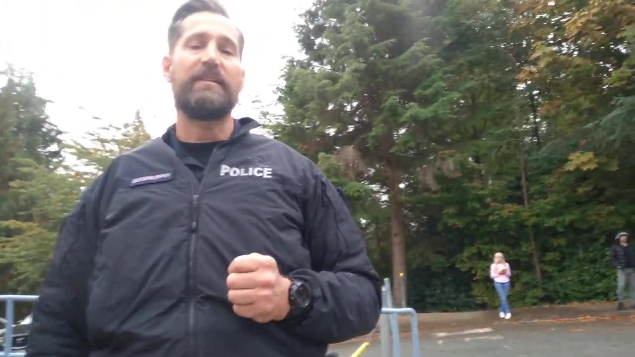 CUFFED and ARRESTED at Cedardale Elementary School, West Vancouver