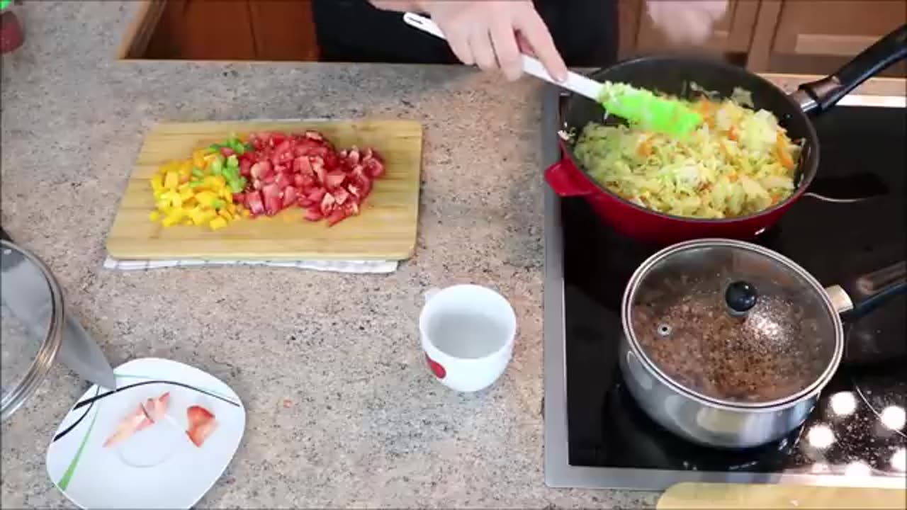 Buchweizen mit Weißkohl, ganz lecker und gesund / Vegan / Low carb / Fasten