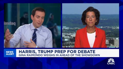 Commerce Secretary Gina Raimondo on first presidential debate between Harris and Trump