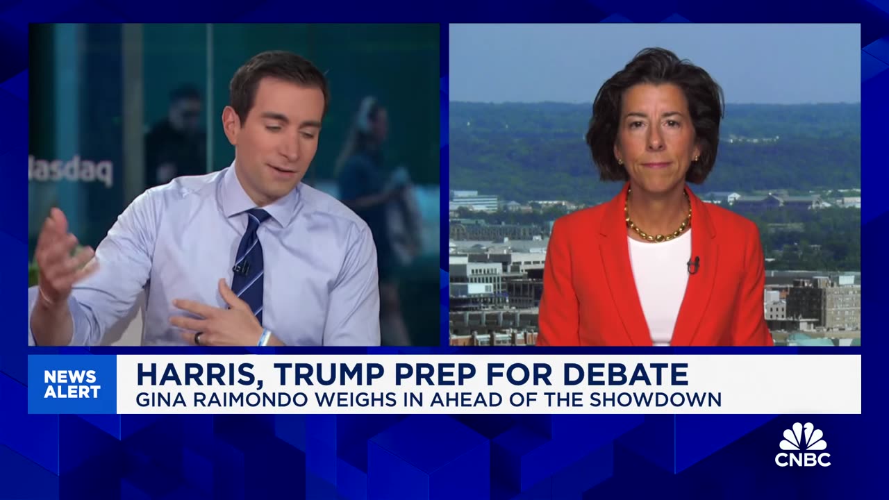 Commerce Secretary Gina Raimondo on first presidential debate between Harris and Trump