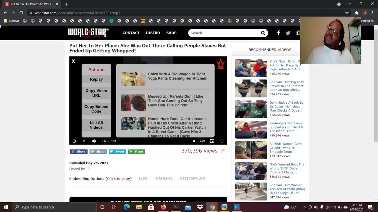 My 1st Reaction Video.