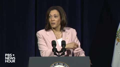 KAMALA HARRIS: " When we invest in clean energy and electric vehicles and reduce population"