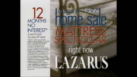 August 1997 - Lazarus Mattress Sale