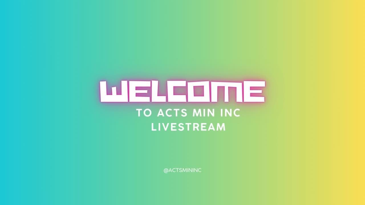 Acts Ministries Sunday Livestream January 5, 2025