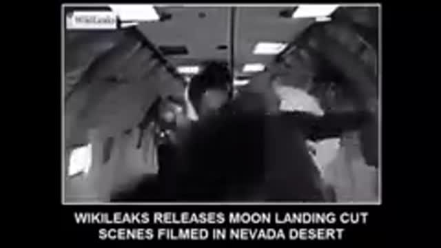 Wikileaks releases moon landing cut scenes filmed in Nevada desert