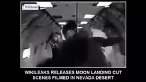 Wikileaks releases moon landing cut scenes filmed in Nevada desert