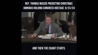 Massie Predicted In SEPTEMBER Why Congress Would Want To Pass MASSIVE Bill Right Before Christmas