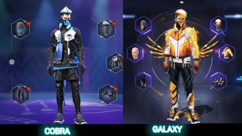 NEW FFWS GALAXY EVO BUNDLE VS COBRA BUNDLE ABILITY TEST | BEST LEGENDARY BUNDLE - GARENA FREE FIRE