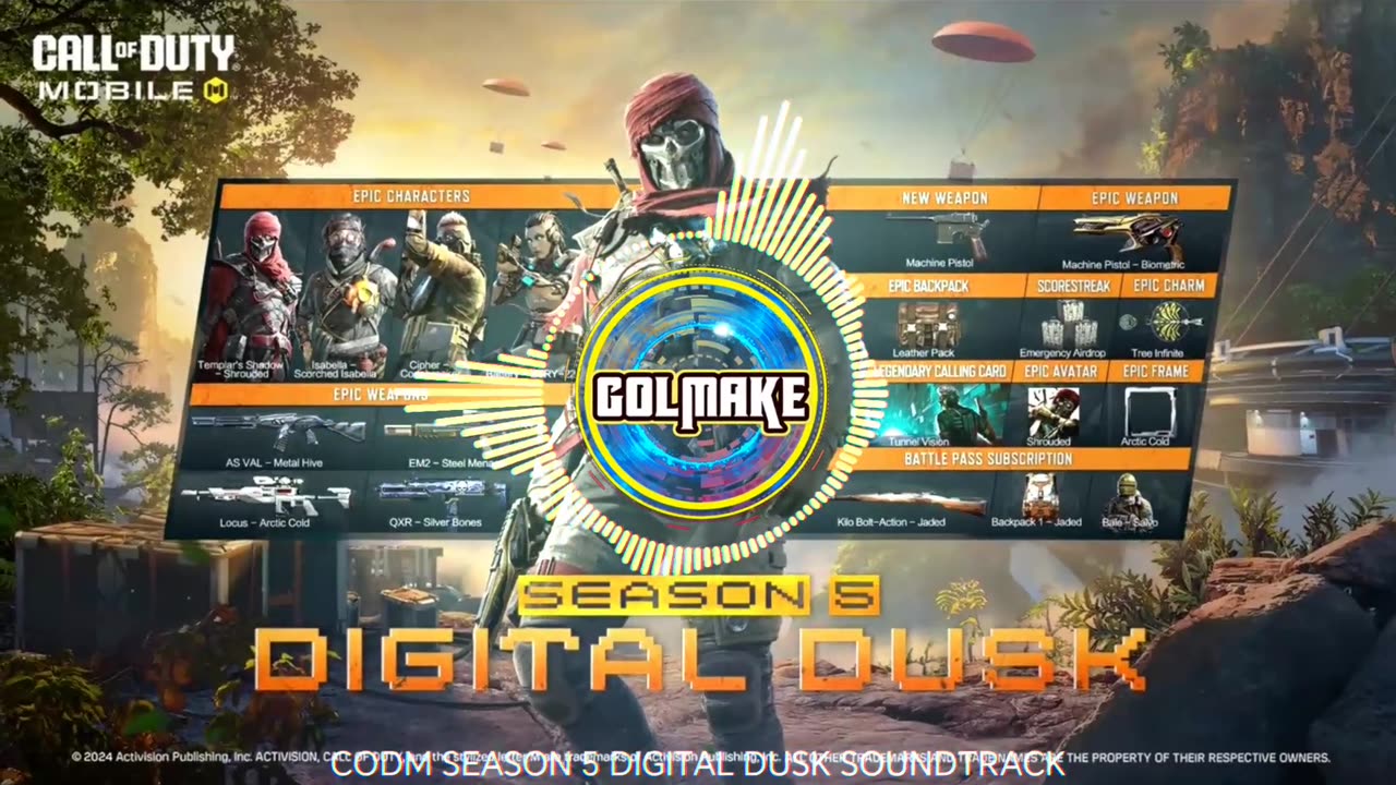 CALL OF DUTY MOBILE - SEASON 5 - DIGITAL DUSK - SOUNDTRACK - 2024 - CODM