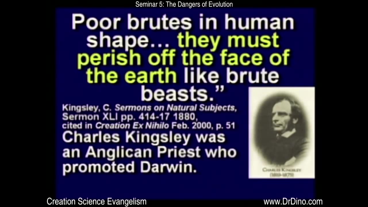 The Kent Hovind Creation Seminar (5 of 7)- The Dangers of Evolution_HD