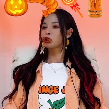 Random Orange food MUKBANG ASMR
