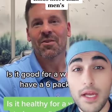 Is it healthy for a woman to have a six pack? No it is NOT