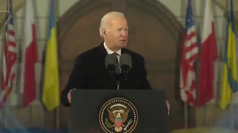 Biden thinks everyone has Ukrainian flags flying