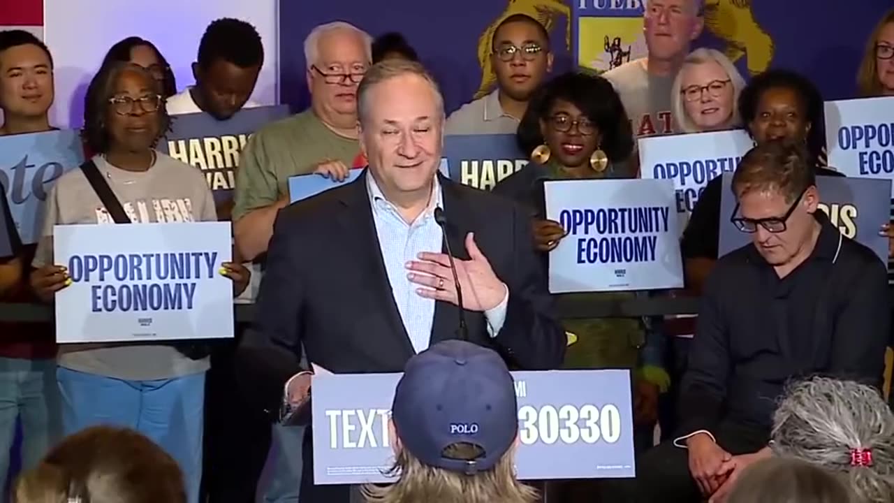 Second Gentleperson "Doug" speaks at an extraordinarily low energy "rally