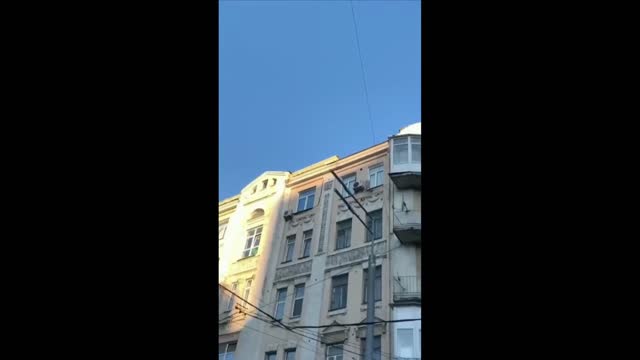 Kamikaze Drone attack on Kyiv Ukraine