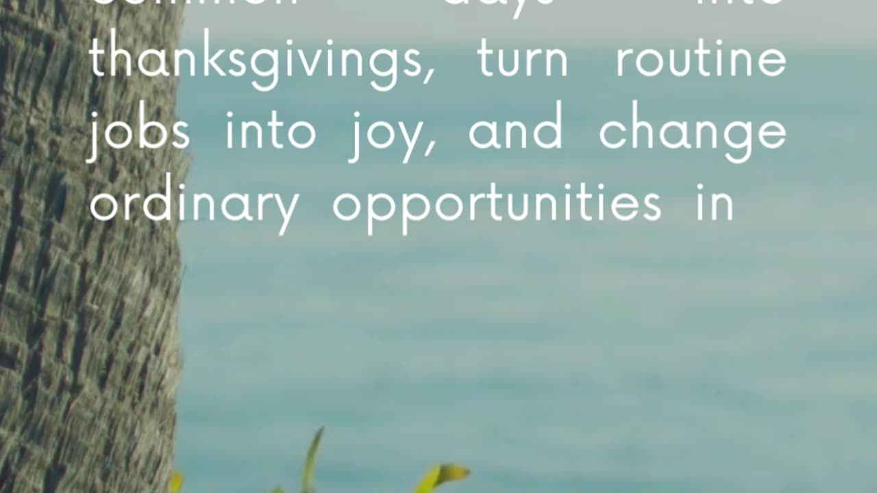 Have you considered the impact of gratitude on happiness?