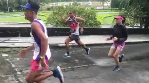 UP HILL WITH PHILIPPINE TEAM- MANILA-PHILIPPINES