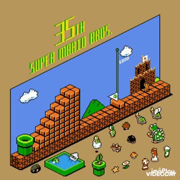 3D Super Mario Bros Gif 👾