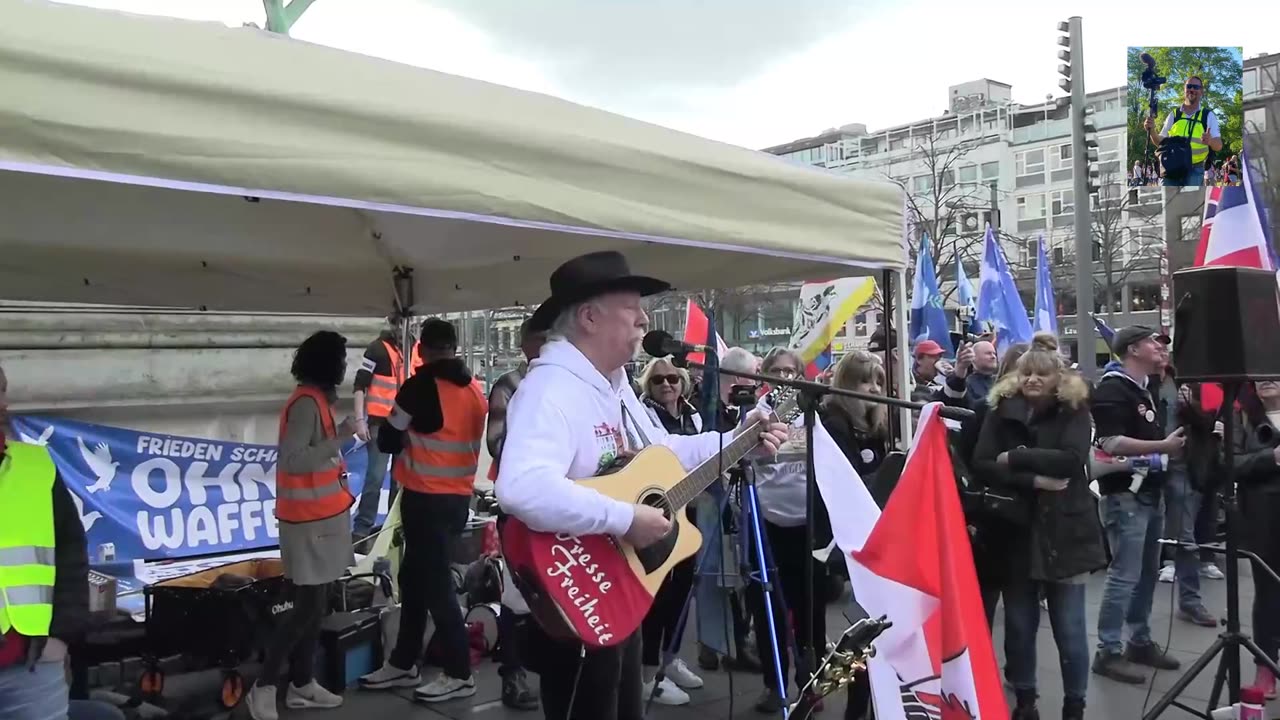 Udo ein Musiker aus Magdeburg Zugast in Braunschweig am 18.3.2023