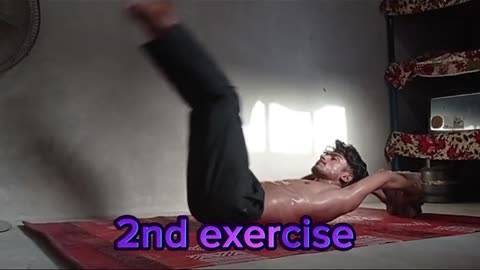 Abs workout at home 6 easy steps