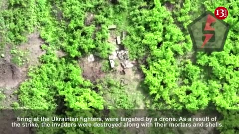 This time, drone fires at Russians’ ammunition and shells storage area