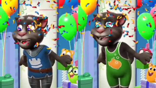 🎉 Happy Birthday 🎂 My Talking Tom 2 🎈 Fr Tom