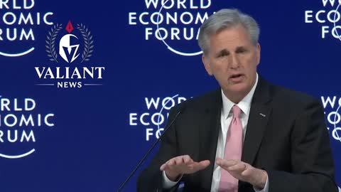 Kevin McCarthy Admits Having 'Dinner' With World Economic Forum Founder Klaus Schwab