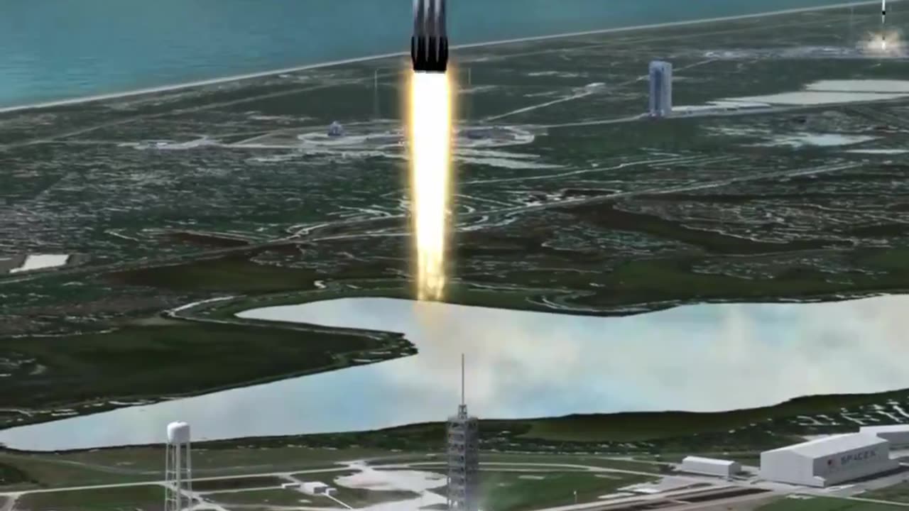 ANIMATED - Every SpaceX launch from Cape Canaveral between 2010 - 2023