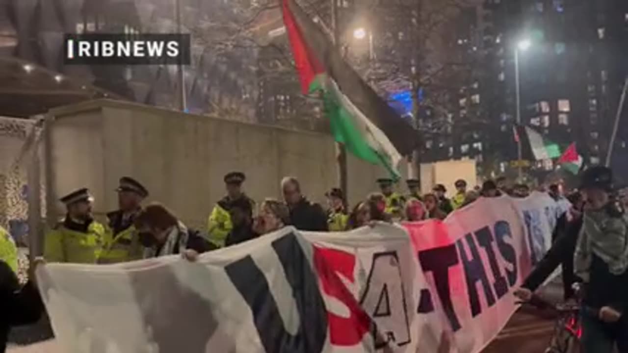 ⬅️ Anti-Zionist demonstration in London