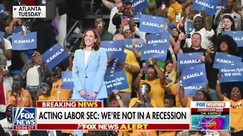 Where's Kamala VP criticized for silence as markets tank