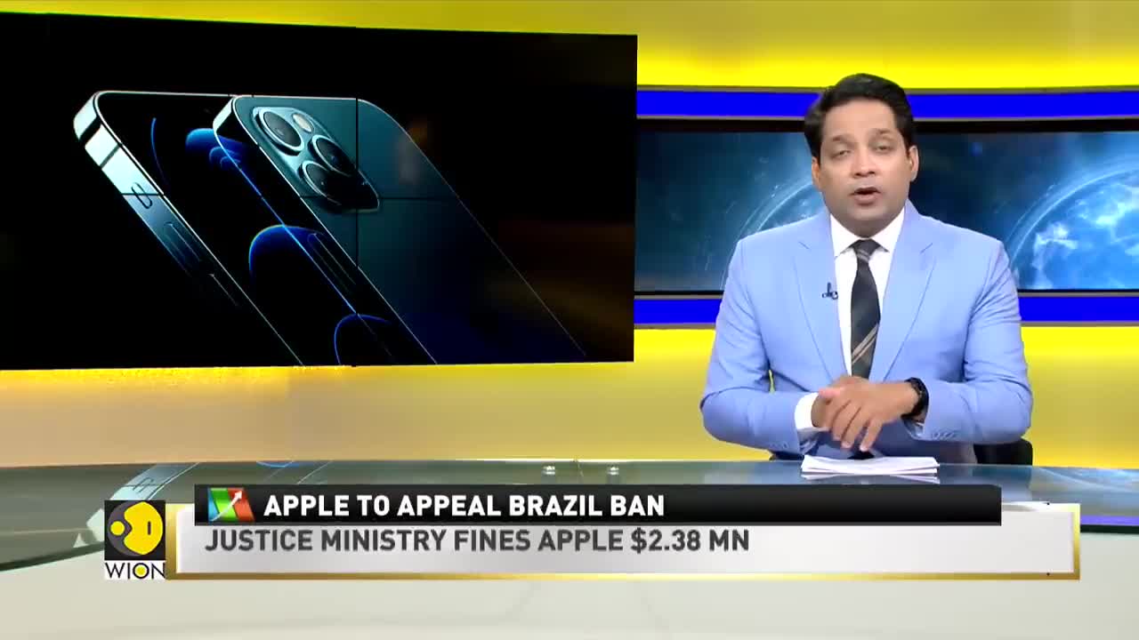 Apple to challenge ban on selling iPhones without chargers in Brazil | WION Business News