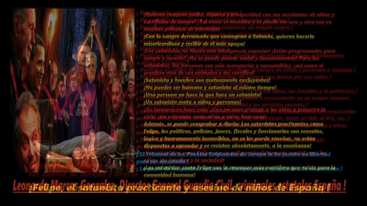 Rey Felipe borbon satanico pedofilio