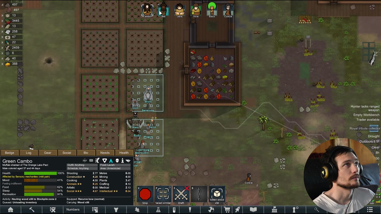 Rimworld Modded - Tribe start