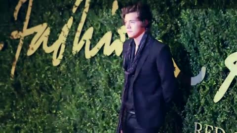 Harry Styles British Fashion Awards Winner British Style Award brought to you by Vodafone